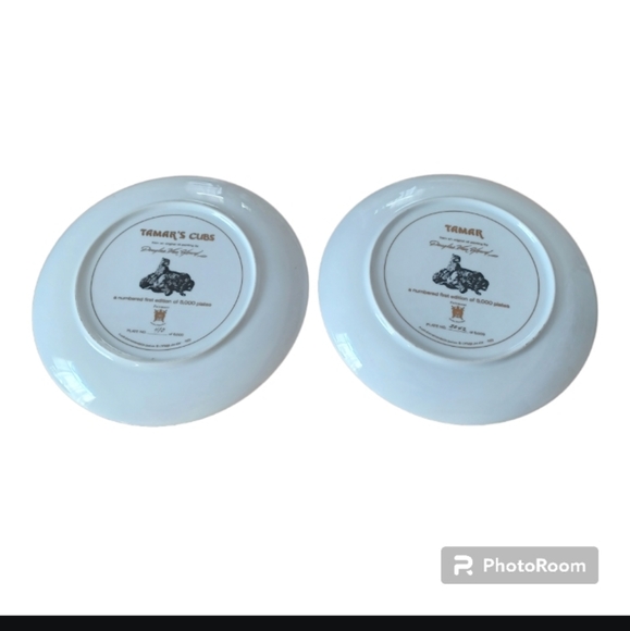 Collectors Tiger plates 2 plates included - Picture 5 of 6